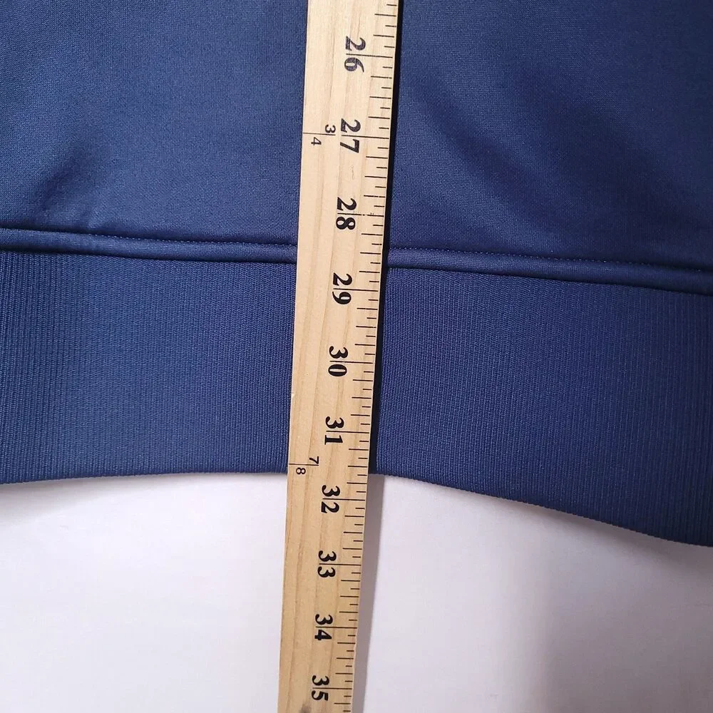 The North Face Takeback Track Jacket Mens Large Blue Fleece Lined Full Zip